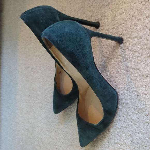 Manolo Blahnik BB 105 pump Forest Green size 37 - Picture 3 of 5